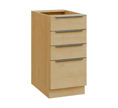 SIS - 4Z41 spodní skříňka, 4-zásuvková, 870x400x600, javor horský